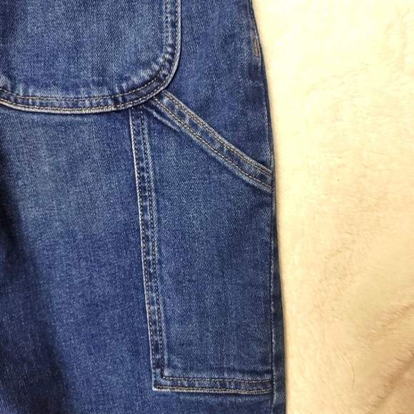 Old Navy Sky -Hi Straight Carpenter's Jeans Size 8 In Blue - Picture 12 of 15